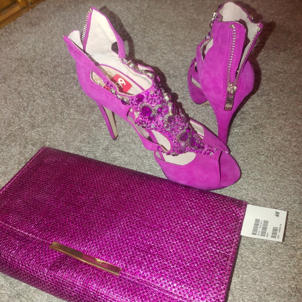 Vince camuto heels bundle size 7 fushia
